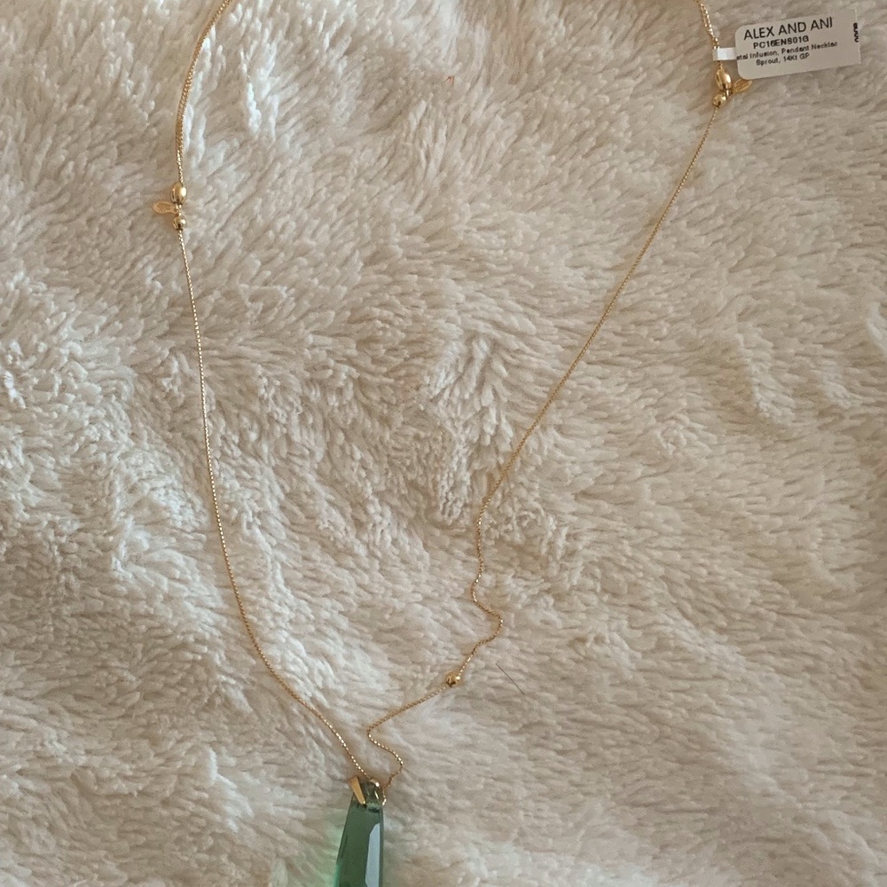 Long statement necklace